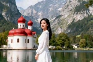 Múnich: excursión de 1 día al Königssee con paseo en barco y guía en chino