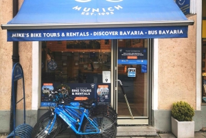 Monaco di Baviera: Mini tour classico in bicicletta con sosta nel giardino della birra alle 16:00