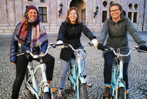 Monaco di Baviera: Mini tour classico in bicicletta con sosta nel giardino della birra alle 16:00