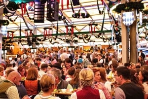 Munich : Visite culinaire de l'Oktoberfest avec réservation d'une tente, repas et bière