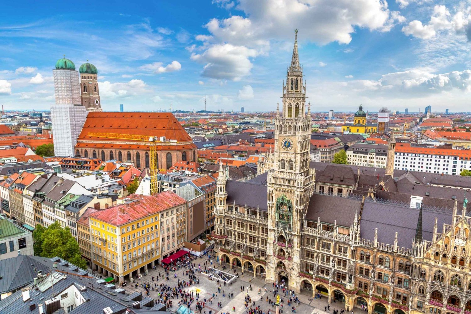 München: Gamlebyen og Viktualienmarkt byvandring på tysk