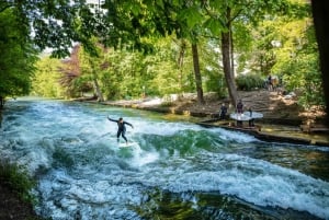 München: En dags fantastisk flodsurfing - Eisbach i München