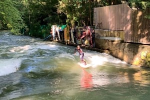 München - Surfa på floden Flodsurfing i München-Surfing allt du behöver veta