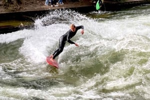 München - Surfa på floden Flodsurfing i München-Surfing allt du behöver veta