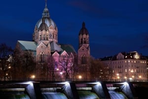 Munique: Passeio a pé autoguiado pelos pontos de referência do rio Isar