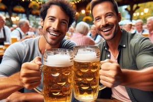 Munich: Sightseeing hopping with traditional Bavarian delicacies