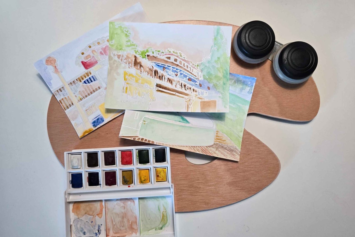 Watercolor Painting Experience in Artistic Munich