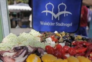 München: Viktualienmarkt madsmagningstur på tysk
