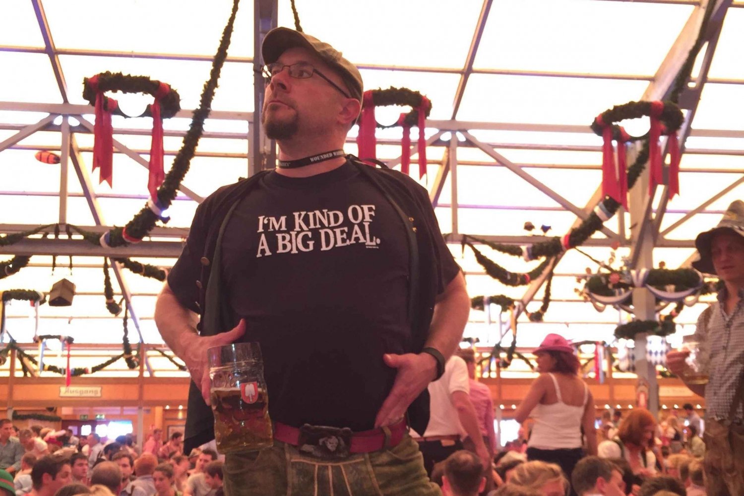 Oktoberfest Evening Table at a major Tent with Tour