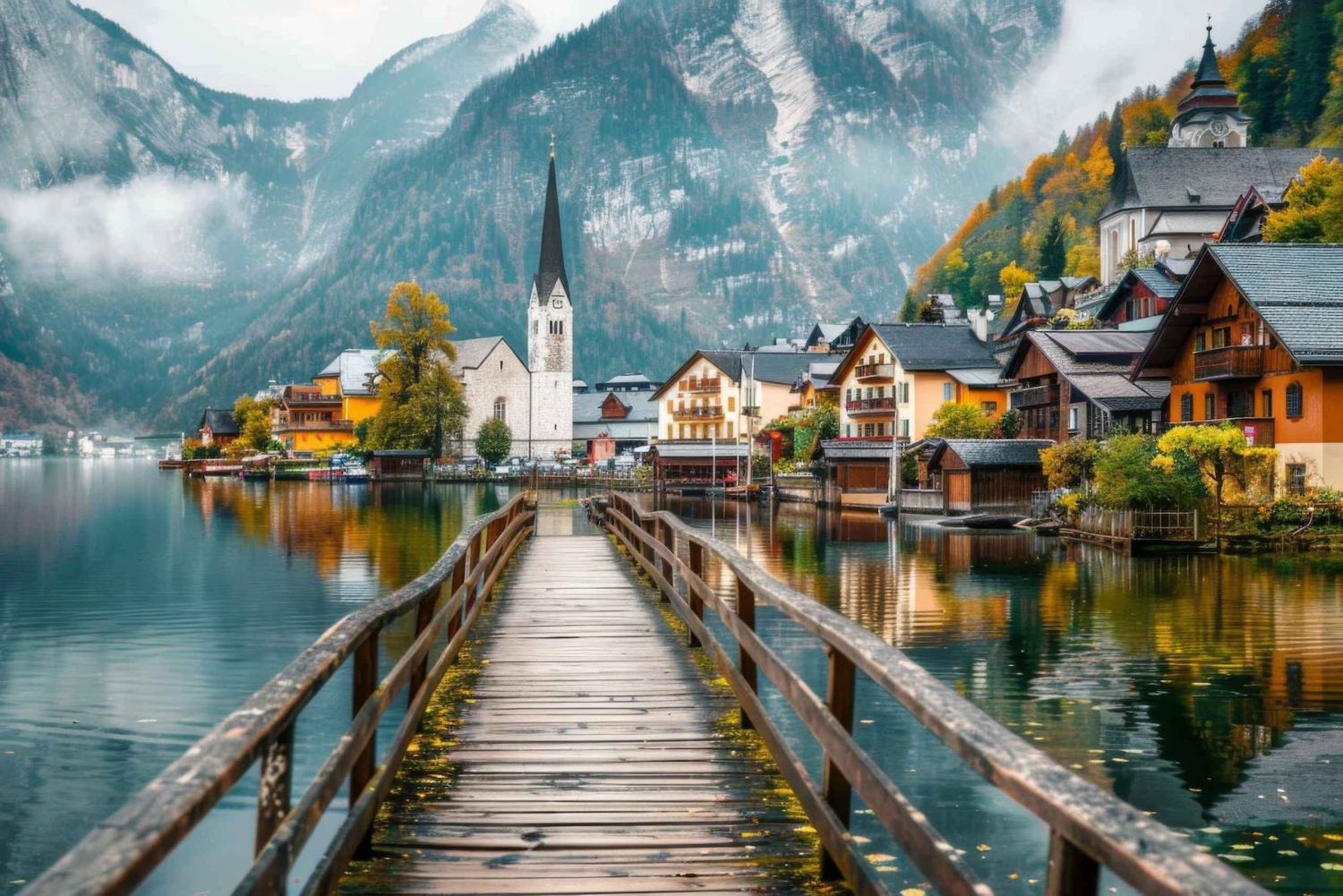 Private day trip: Munich to Hallstatt, Skywalk & Salt Mine