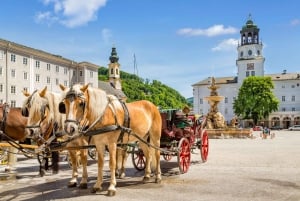 Privat rundtur i Salzburgs gamla stadskärna från München med tåg
