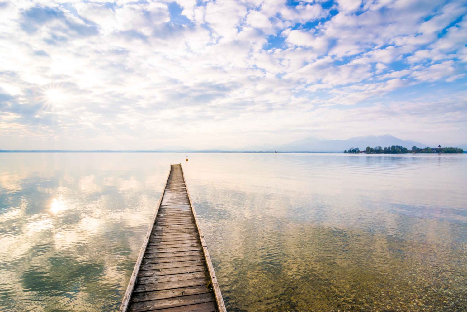 Privat omvisning i varebil til det kongelige slottet Herrenchiemsee