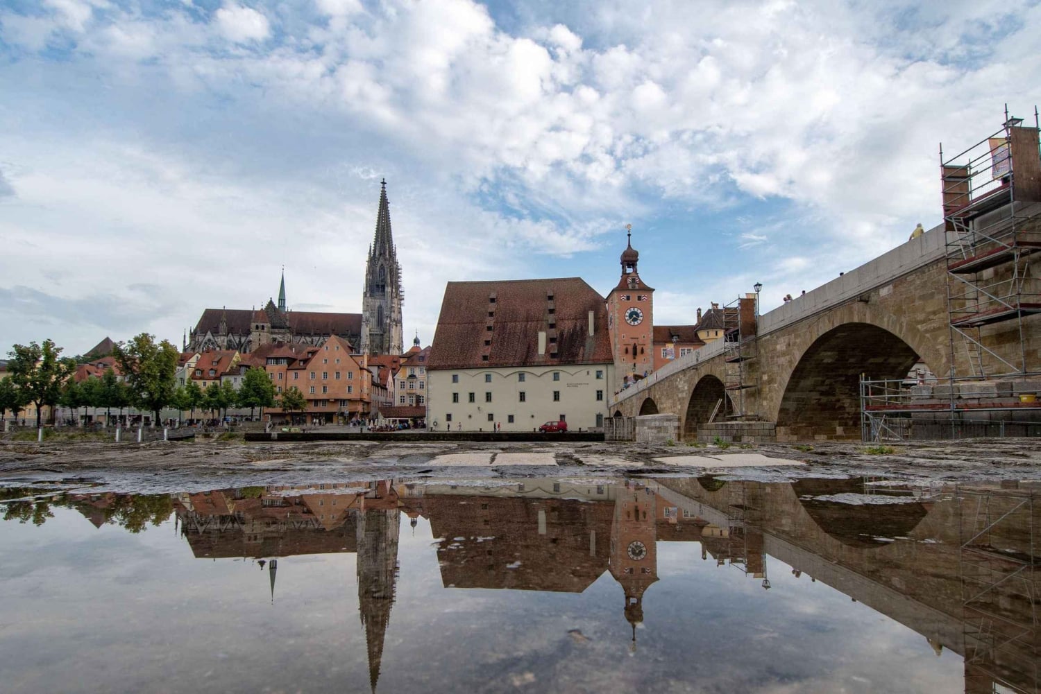Regensburg: Old Town of Regensburg with Stadtamhof