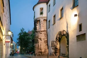 Regensburg: Den gamle bydel i Regensburg med Stadtamhof