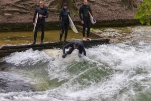 Surfing on Munich all Year even Winter: Englischer Garten