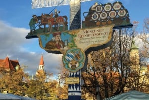 München: Food Tour Beer- 3 små øl & 'Brotzeit' på TYSK