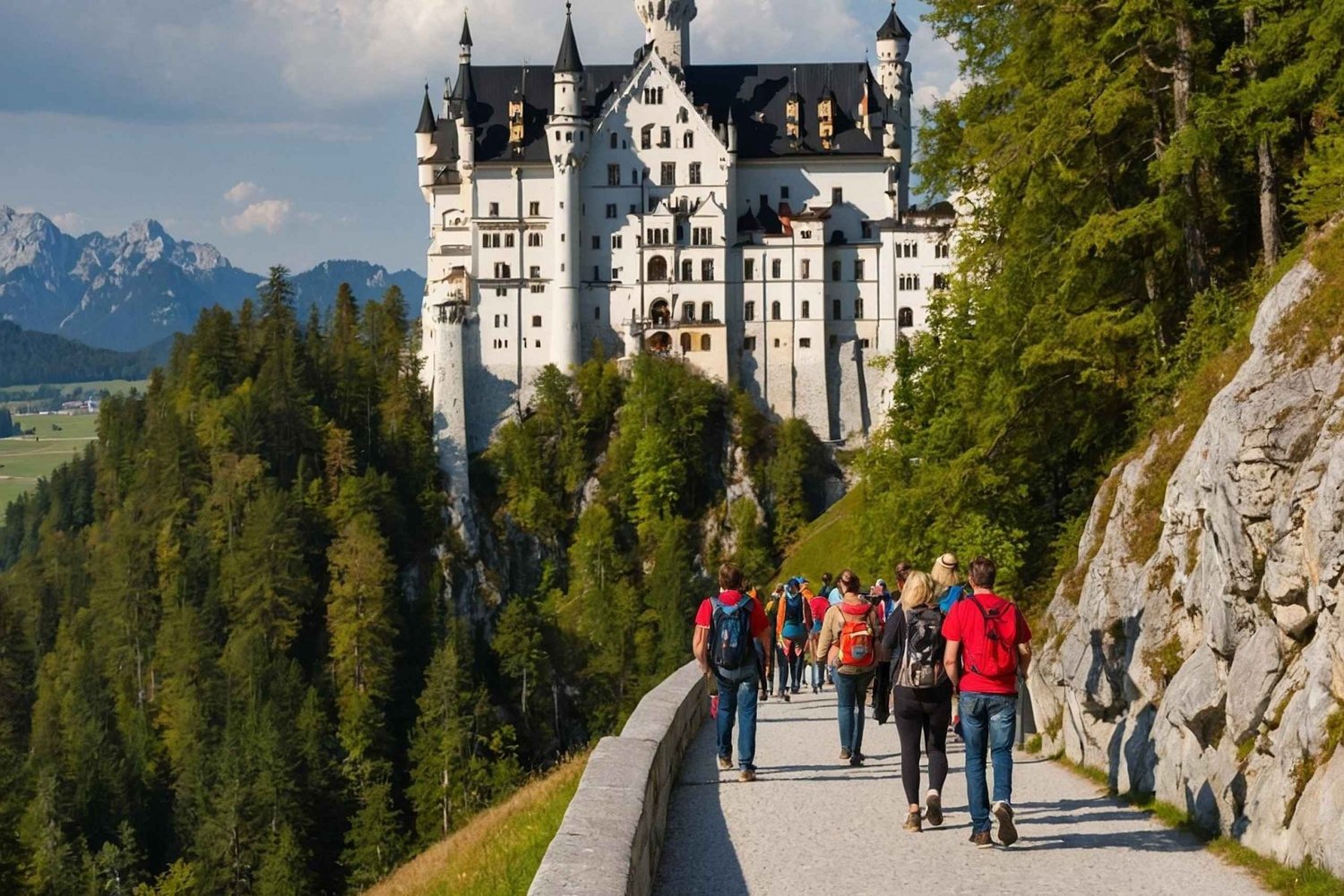 Excursión de un día: Múnich>Neuschwanstein>Linderhof>Ettal>Oberammergau