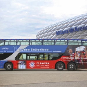 Munich City Bus Tour + FC Bayern Munich Allianz Arena Tour
