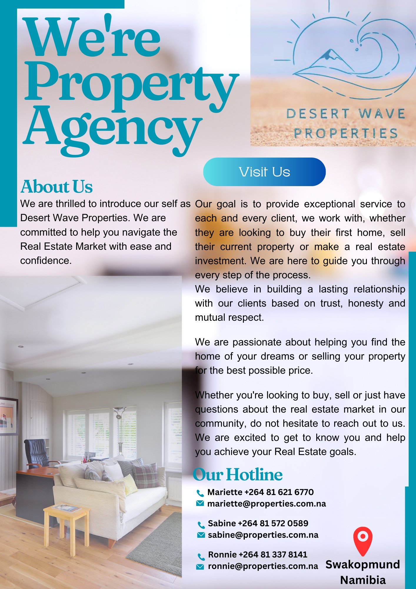 Desert Wave Properties
