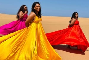 Swakopmund: Flying Dress Photoshoot in the Desert