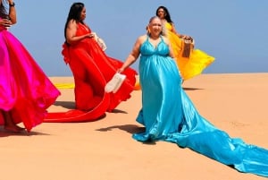 Swakopmund: Flying Dress Photoshoot in the Desert