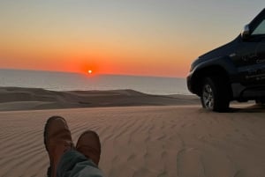 Walvisbay: Sandwich Harbour SUNSET Tour-End It Beautifully