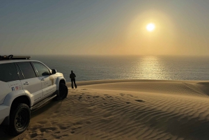 Walvisbay: Sandwich Harbour SUNSET Tour-End It Beautifully