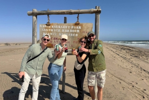 Walvisbay: Sandwich Harbour SUNSET Tour-End It Beautifully