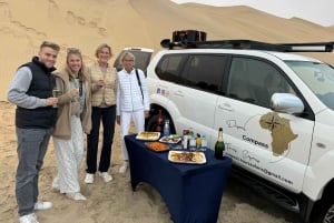 Walvisbay: Sandwich Harbour SUNSET Tour-End It Beautifully