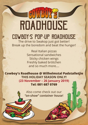 Cowboy's Pop-up Roadhouse