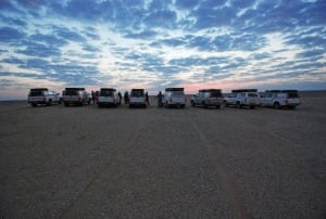 Desert Convoy. African Sun Car Hire