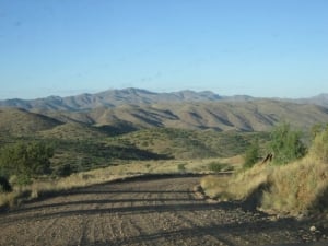 Driving in the Khomashochland