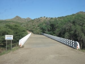 Most rivers has bridge crossings in Namibia