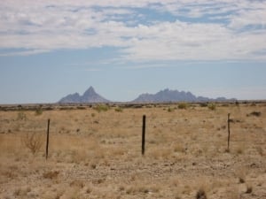Spitzkuppe from the B1 road to Swakopmund