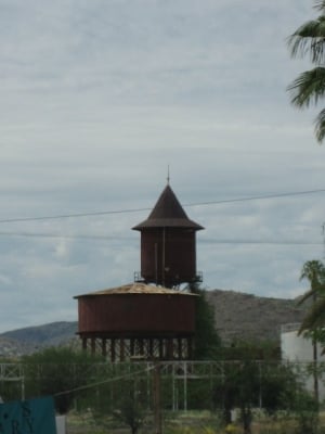 The old station tower in Karabib