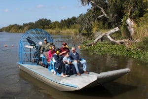 Excursion en canot pneumatique dans les marais de Louisiane