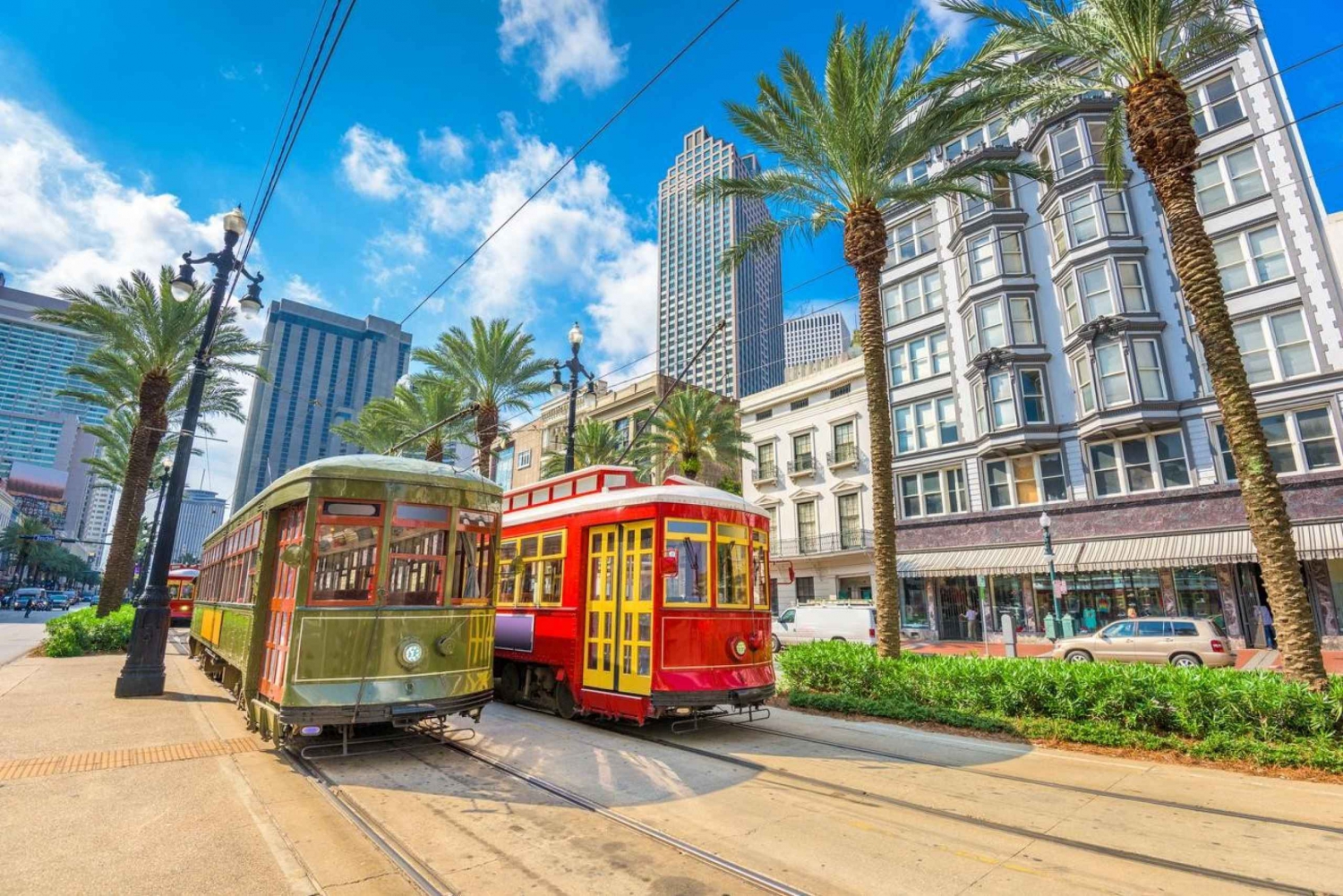New Orleans: Guided City Drive and Steamboat Cruise