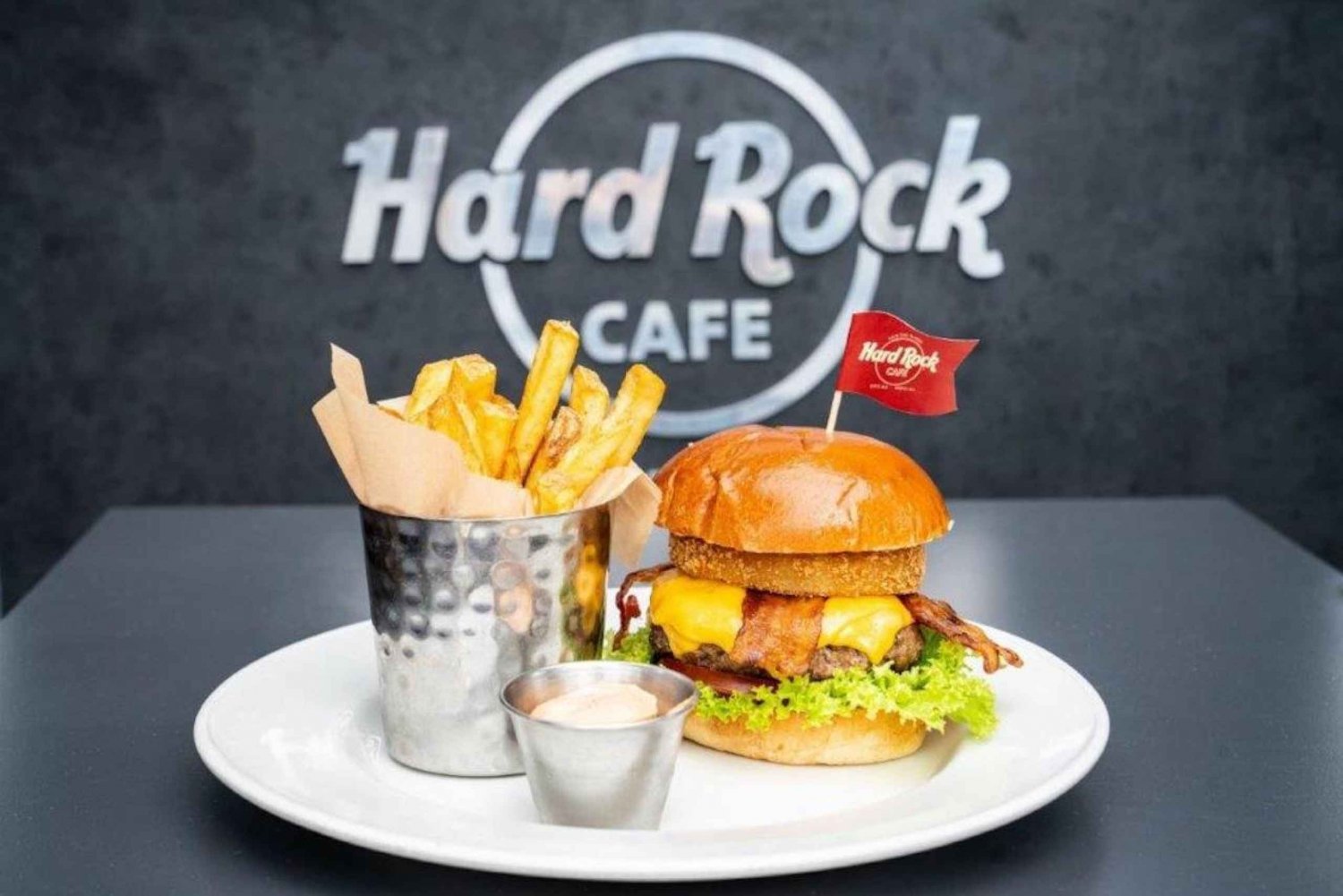 Comida en el Hard Rock Cafe de Nueva Orleans