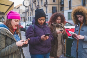 Smarttelefon-guidet spasertur i det franske kvarteret