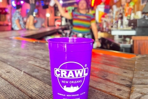 New Orleans: Bourbon Street Bar Crawl med Shots and Cup