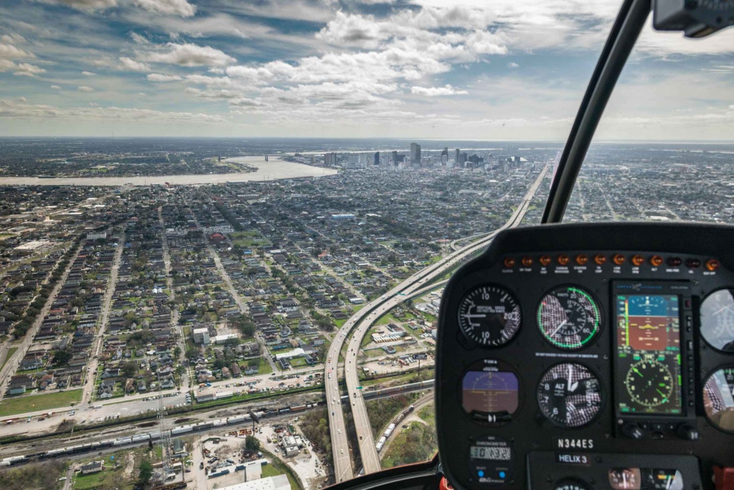 New Orleans: Daytime City Helicopter Tour