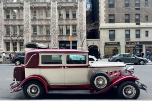 NYC: Cata de Vinos Antiguos y Visita Combinada de Coches Clásicos