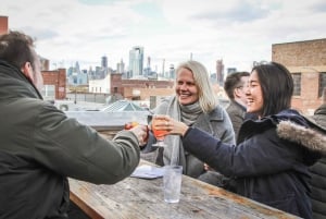 Brooklyn: privéwandeling door pizza en brouwerij van 3 uur