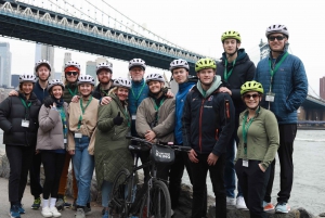 Aplicativo de tour guiado de bicicleta pela Ponte do Brooklyn - Áudio + Escrita