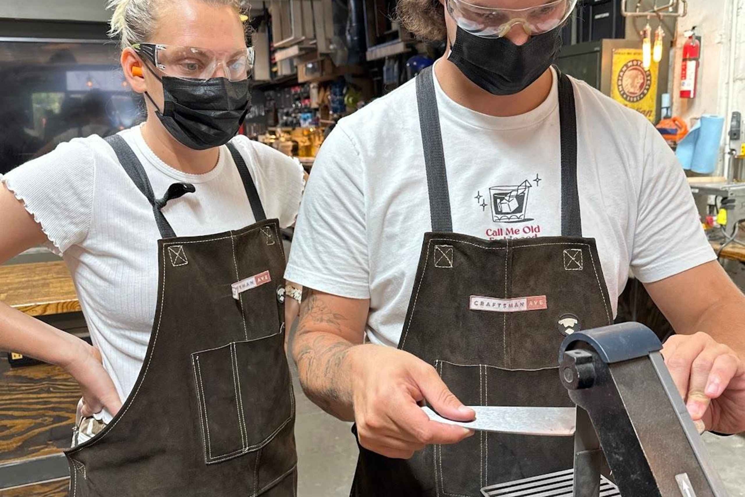 Бруклин: мастер-класс по изготовлению поварского ножа