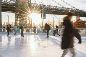 Brooklyn: Patinaje sobre hielo en Domino Park