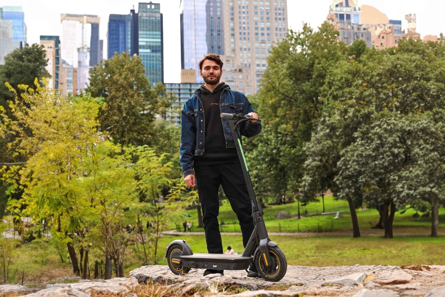 Utleie av sparkesykkel i Central Park