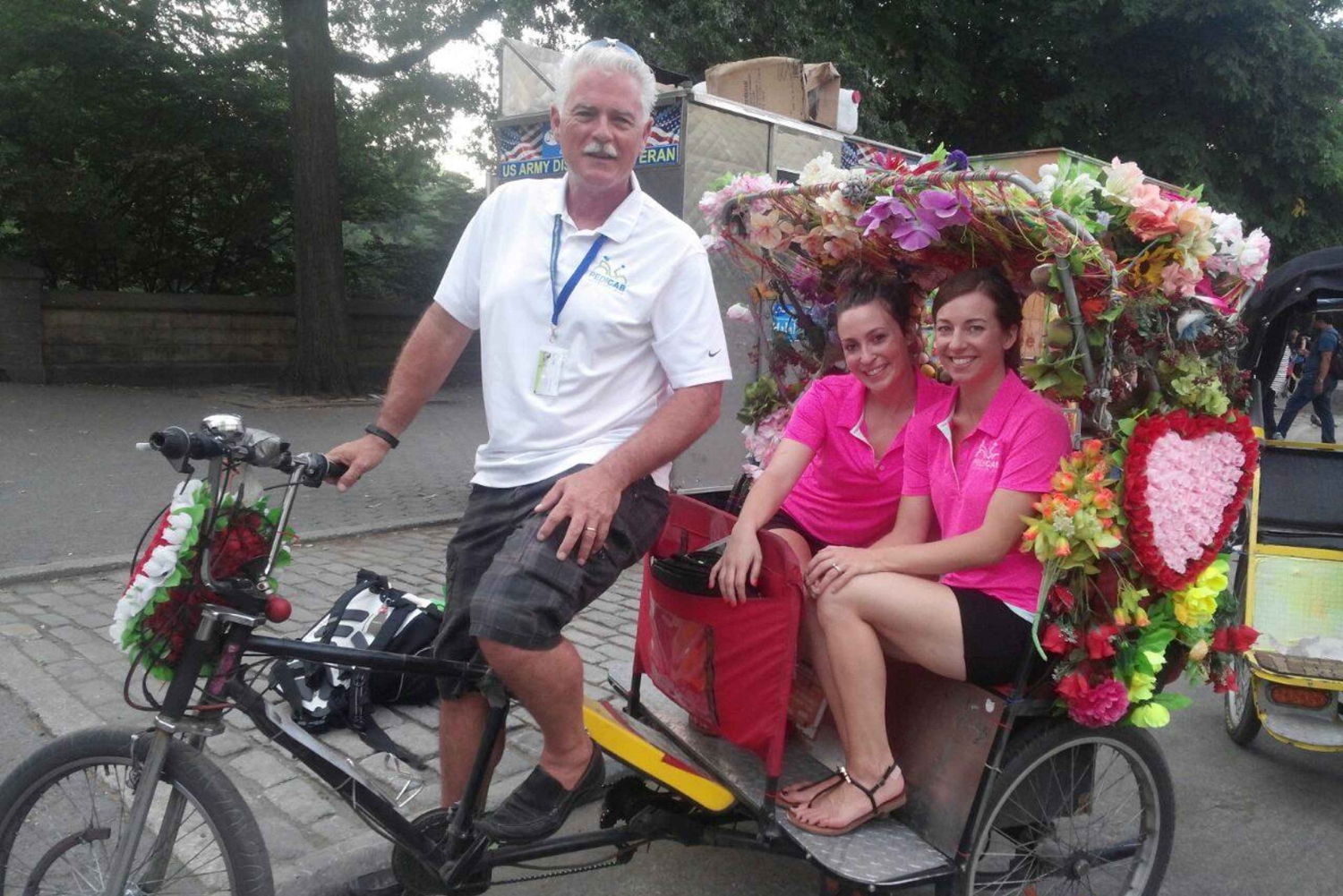 Tour in risciò a Central Park con New York Pedicab Services