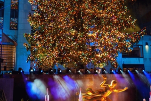 Jul i New York: Rockefeller Tree Rickshaw Tour