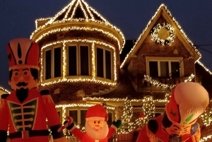 Jul i New York-stil: Dyker Heights, South Street Sea Port, skib